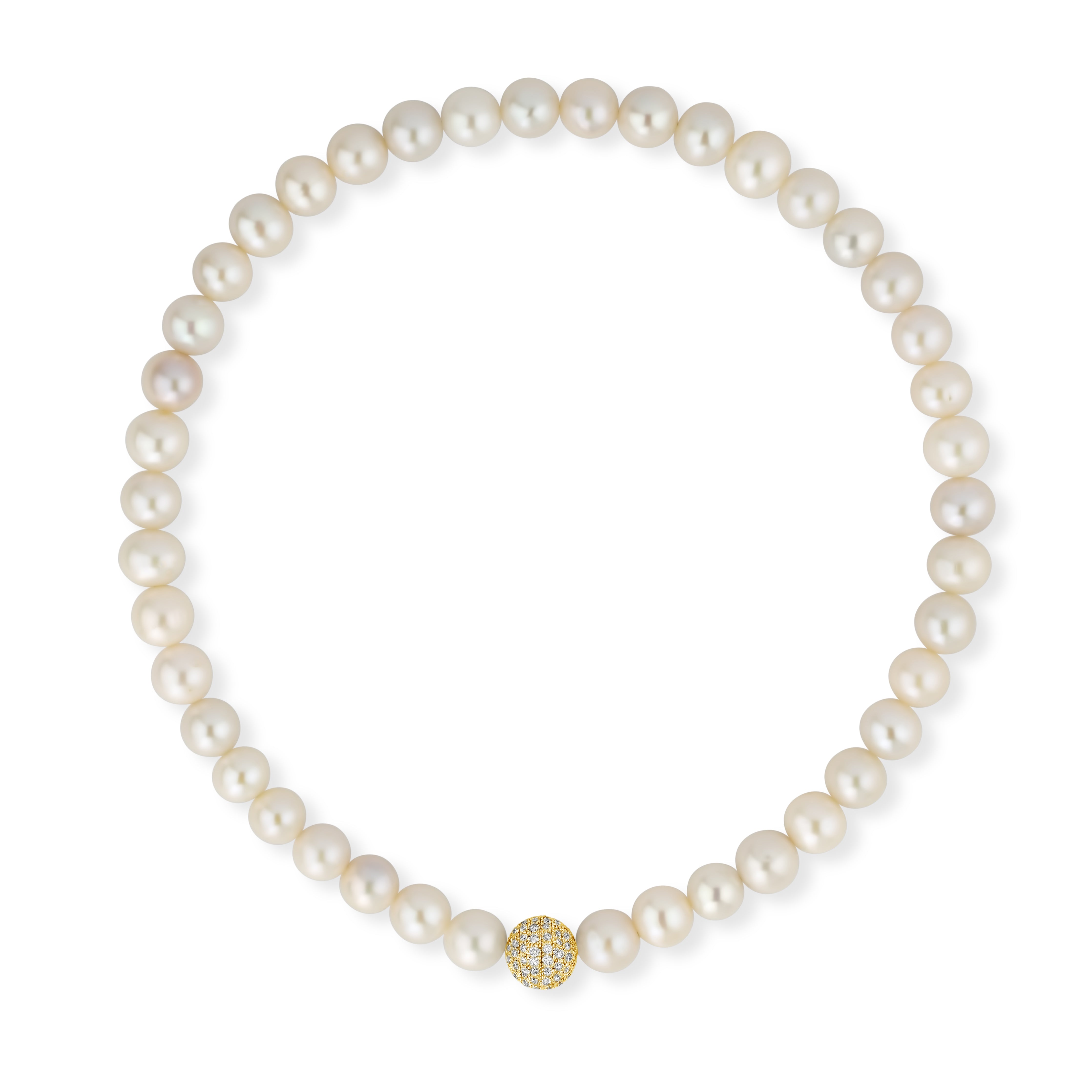 Pearl Diamond Necklace