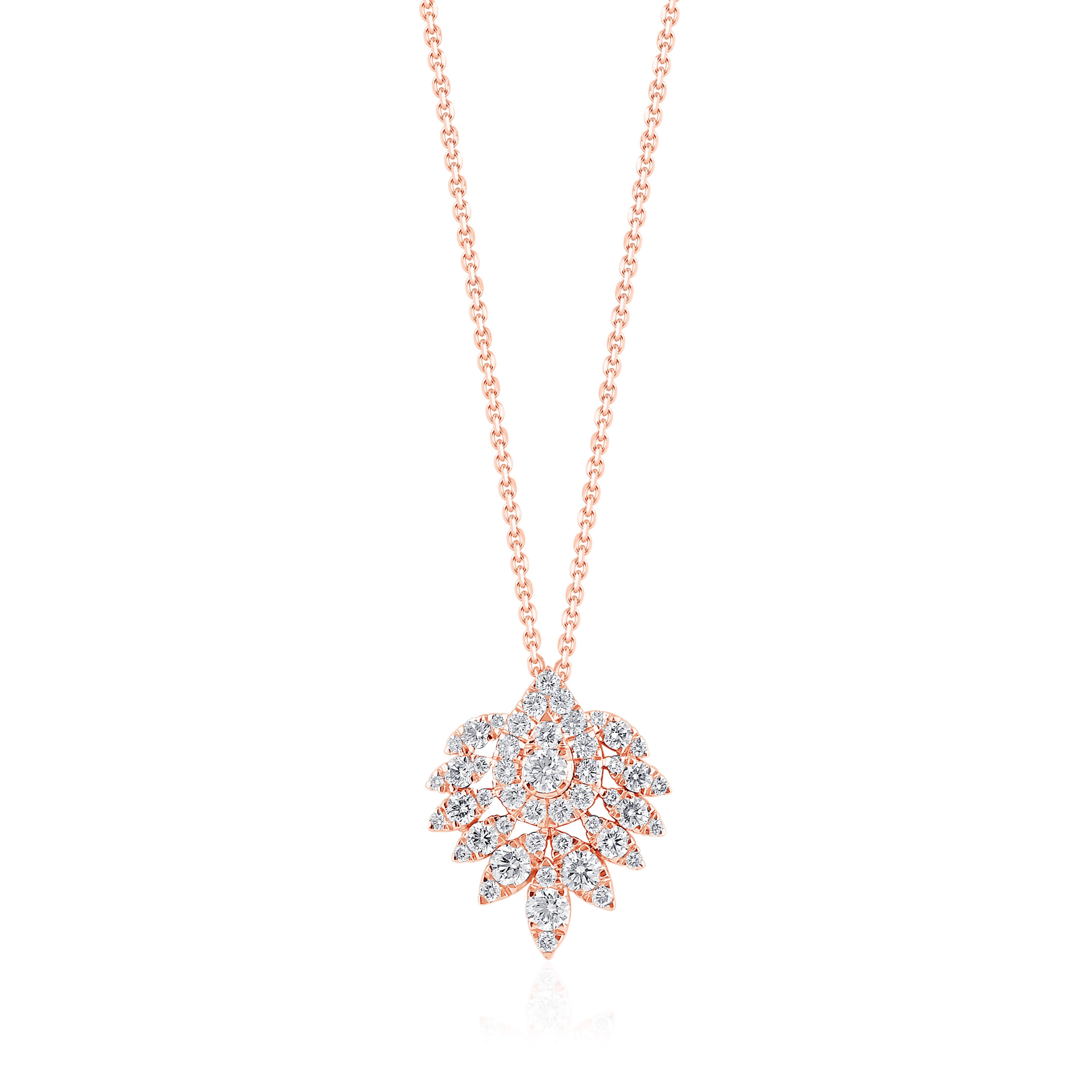 Diamond Petals Necklace