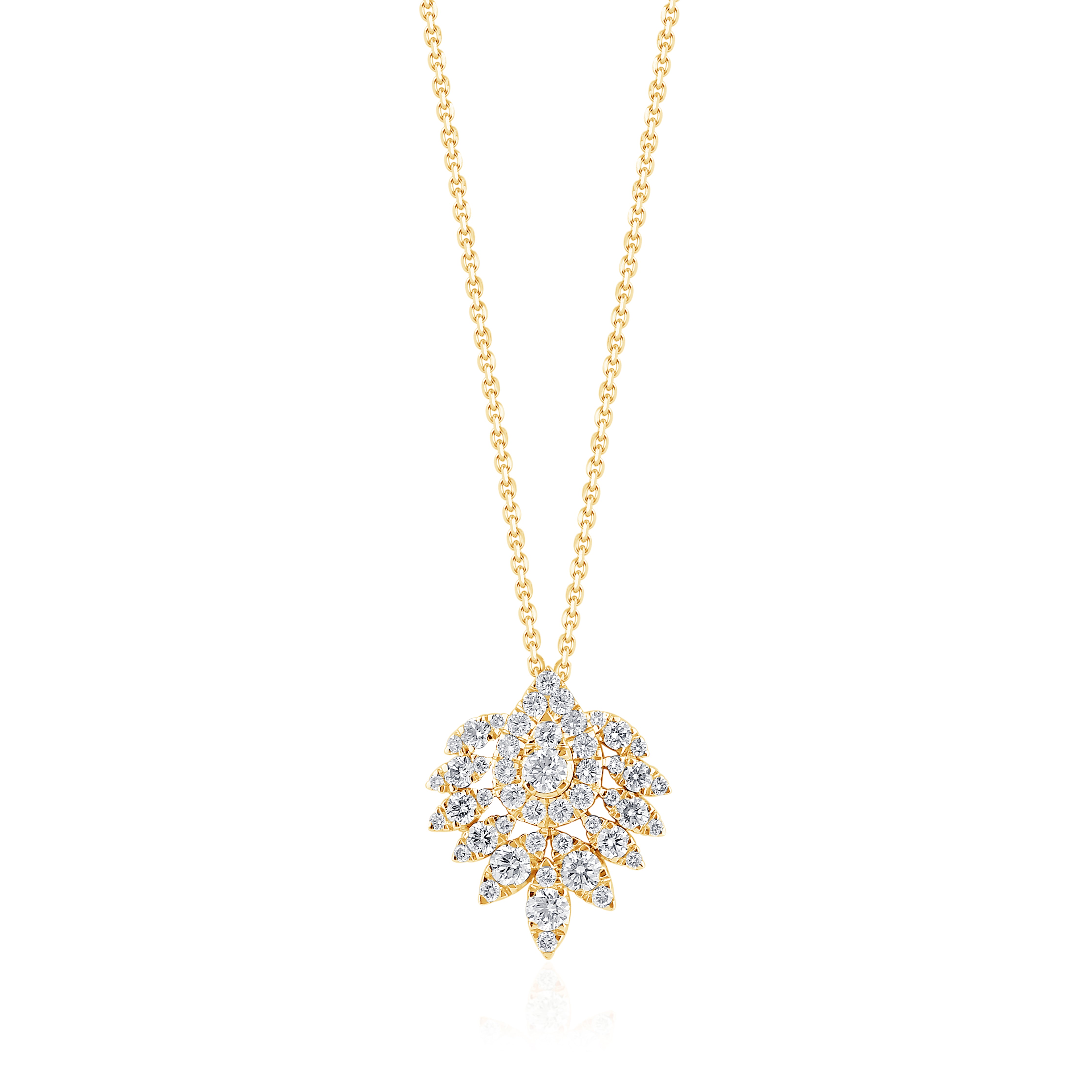 Diamond Petals Necklace