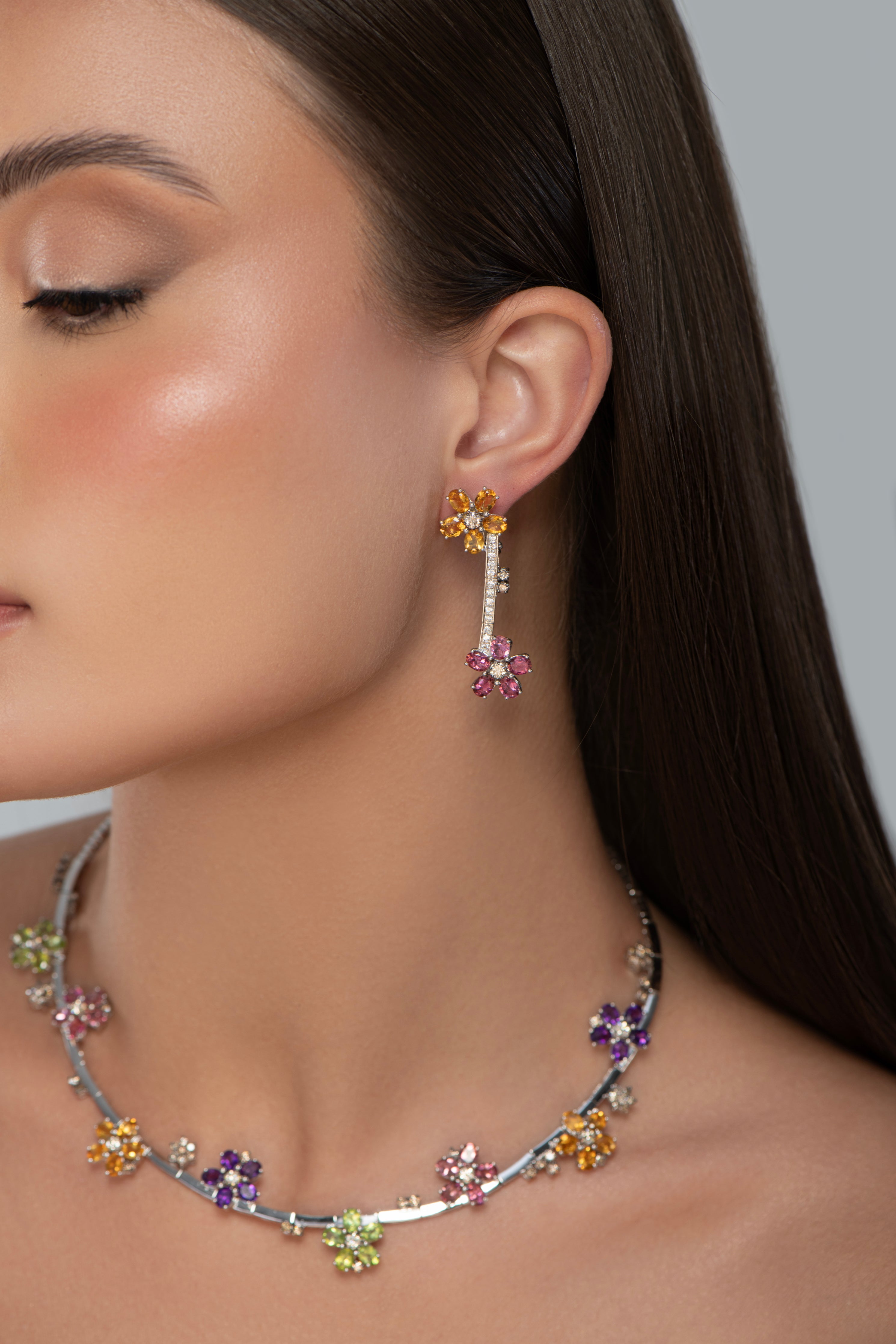 Botanical Wonders Earrings - NOORA SHAMSI JEWELLERY