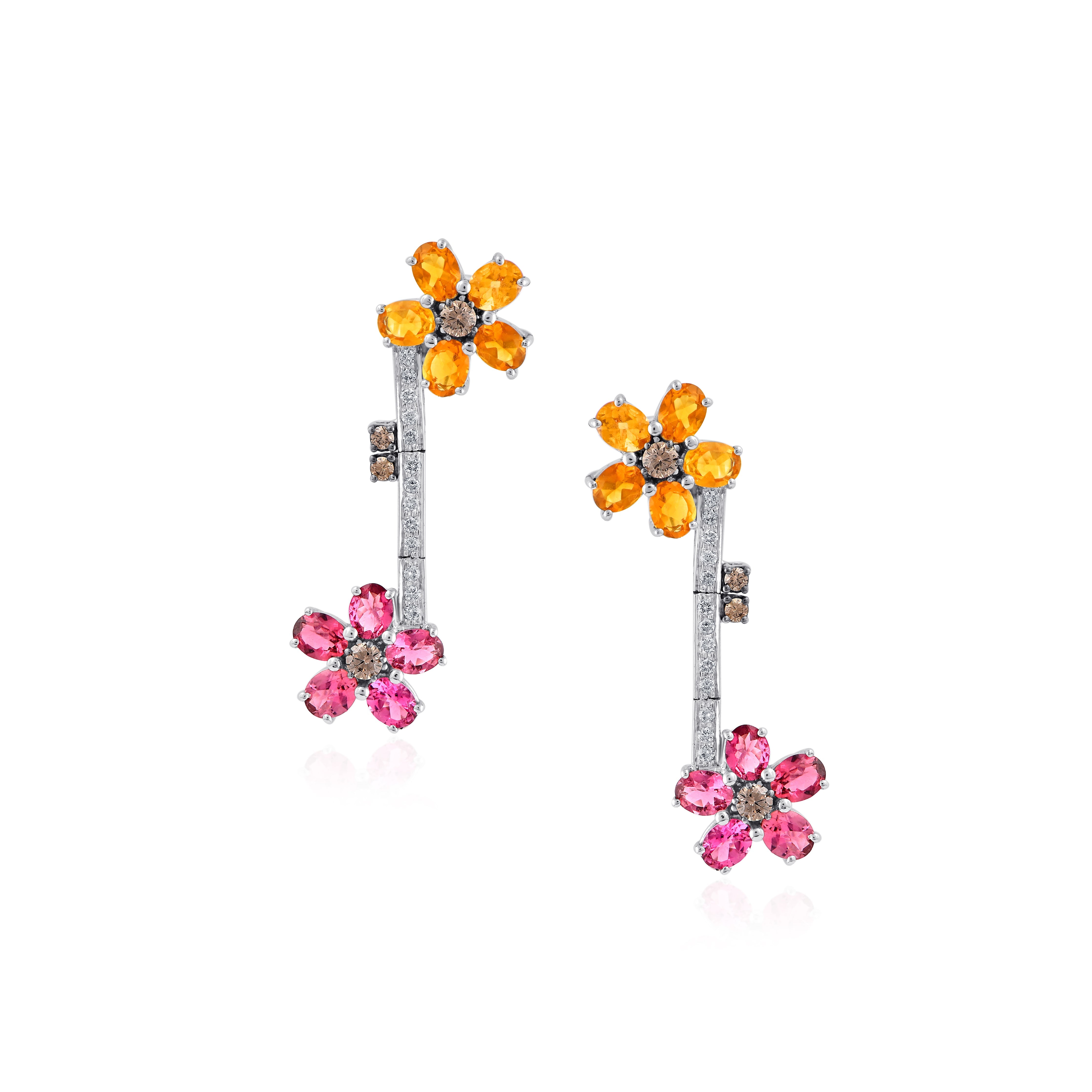 Botanical Wonders Earrings - NOORA SHAMSI JEWELLERY