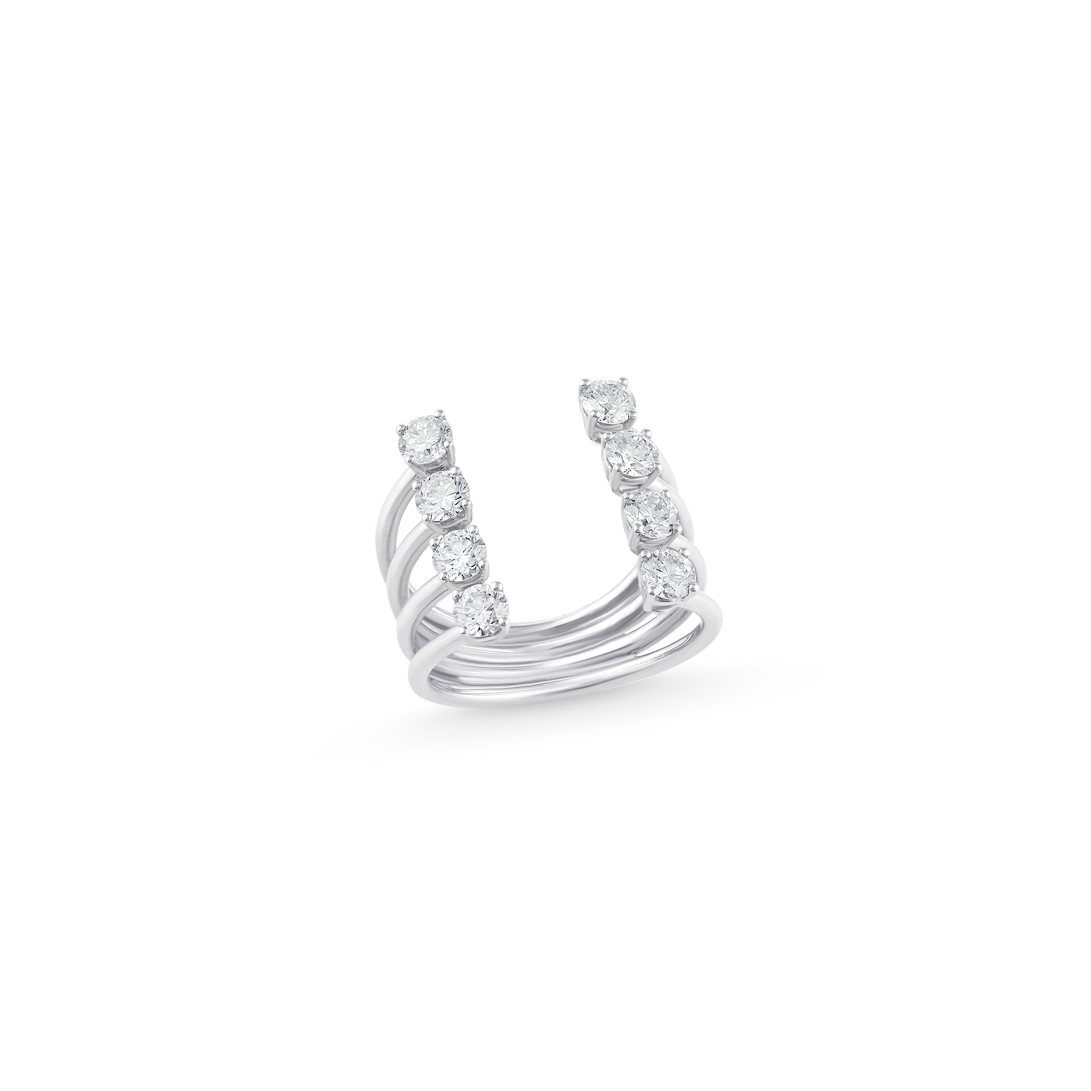 LAYERED DIAMOND RING - Ring