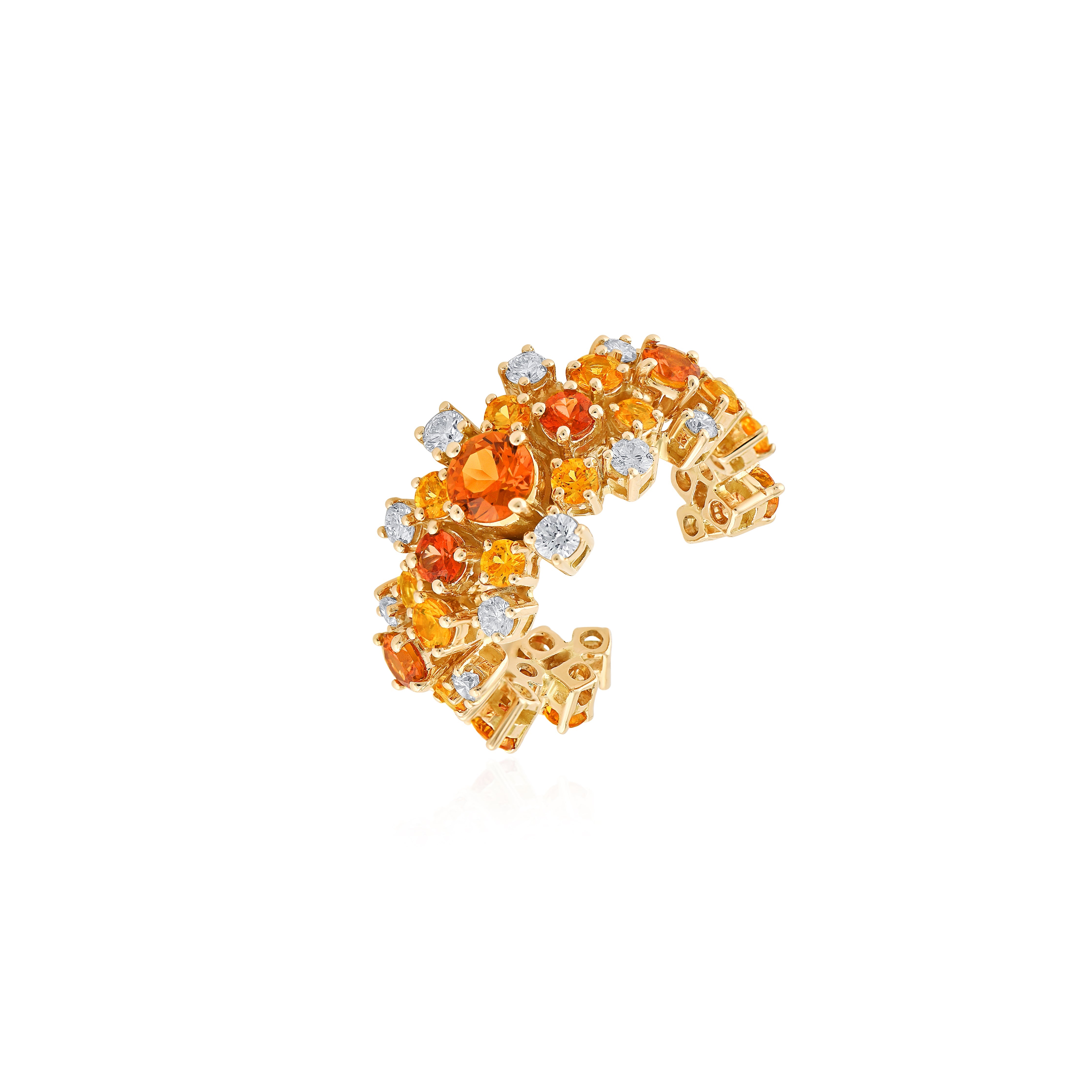 SUNSET SAPPHIRE RING - NOORA SHAMSI JEWELLERY