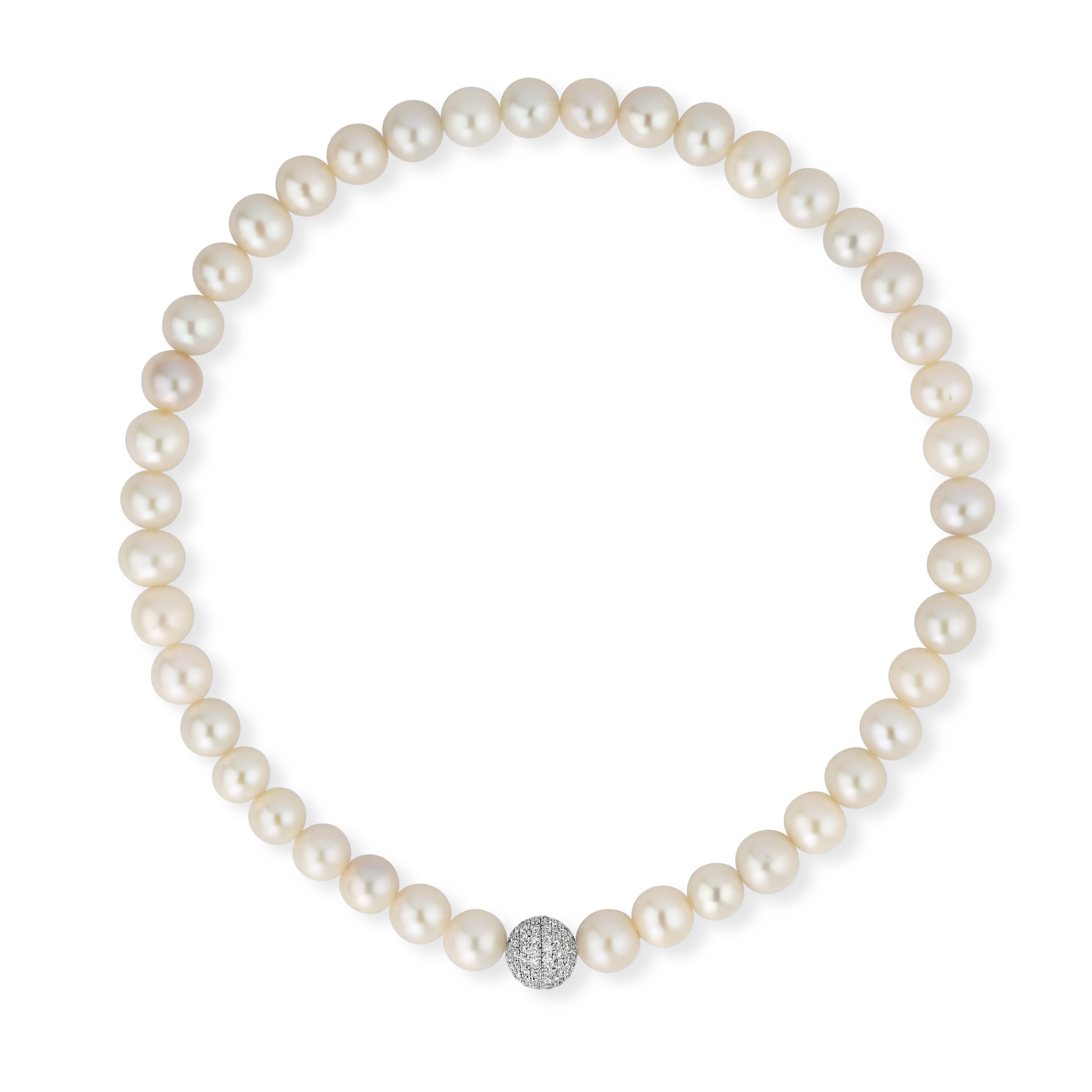 Pearl Diamond Necklace - NOORA SHAMSI JEWELLERY